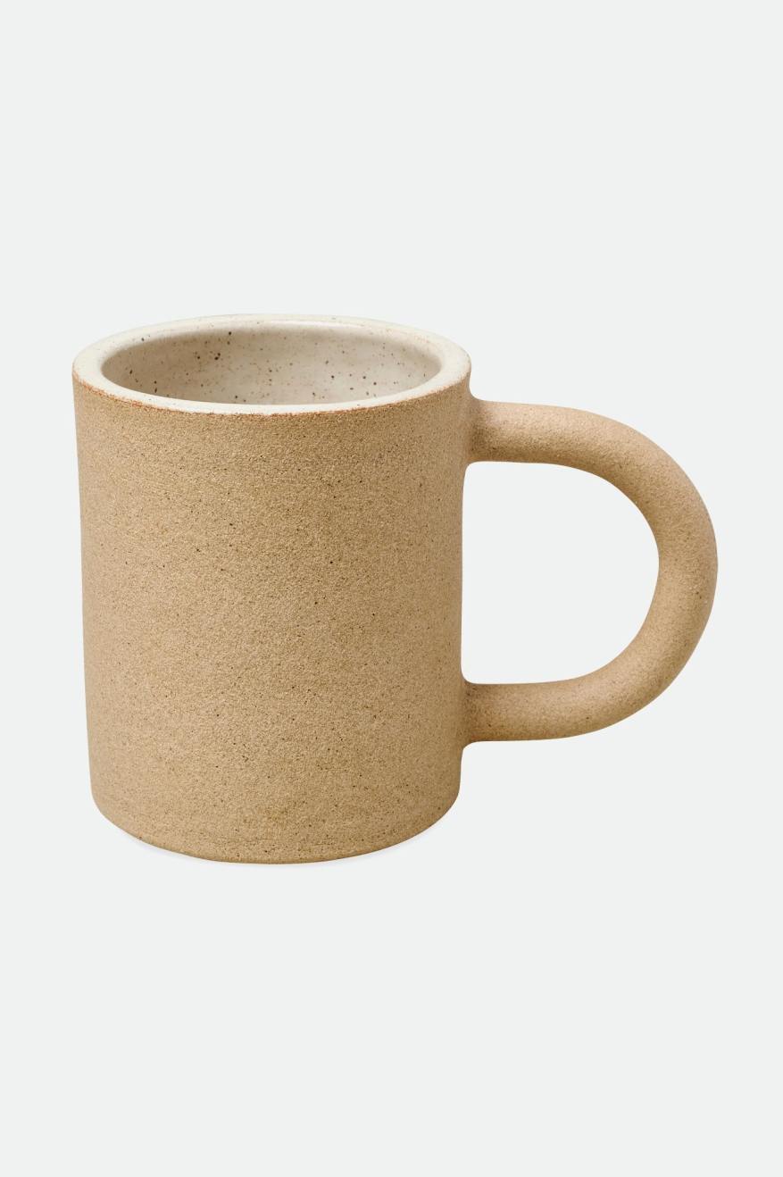 Brixton O-M Hand Crafted Ceramic Mug Unisex Accessories Beige | 481NEHBIU