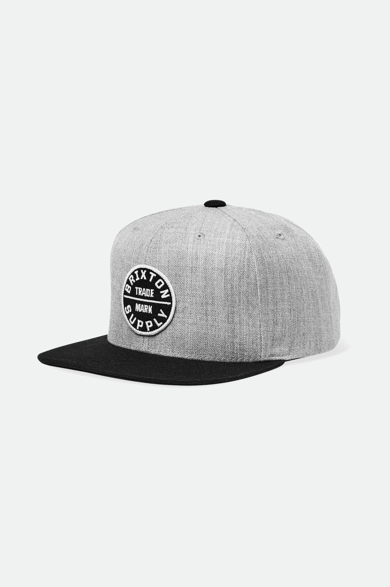 Brixton Oath III Men\'s Caps Light Grey / Black | 318ZHWSDP