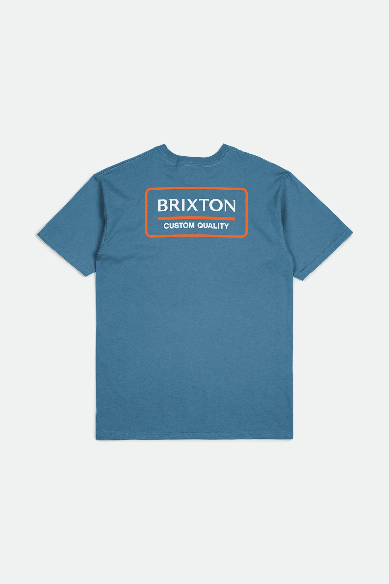 Brixton Palmer Proper S/S Standard Men's Tops Blue | 124PAKQWU