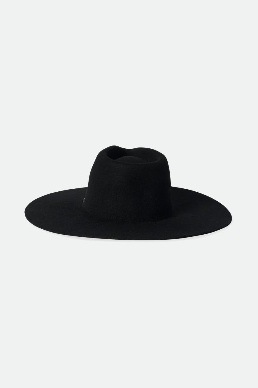 Brixton Primrose Felt Fedora Women's Fedoras Black | 097TKMRXQ