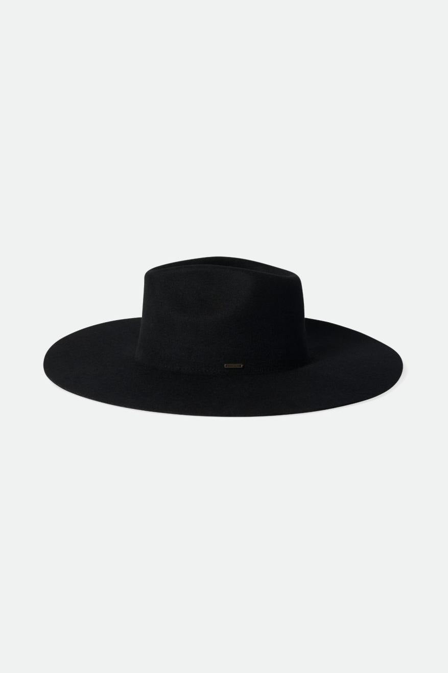 Brixton Primrose Felt Fedora Women's Fedoras Black | 097TKMRXQ