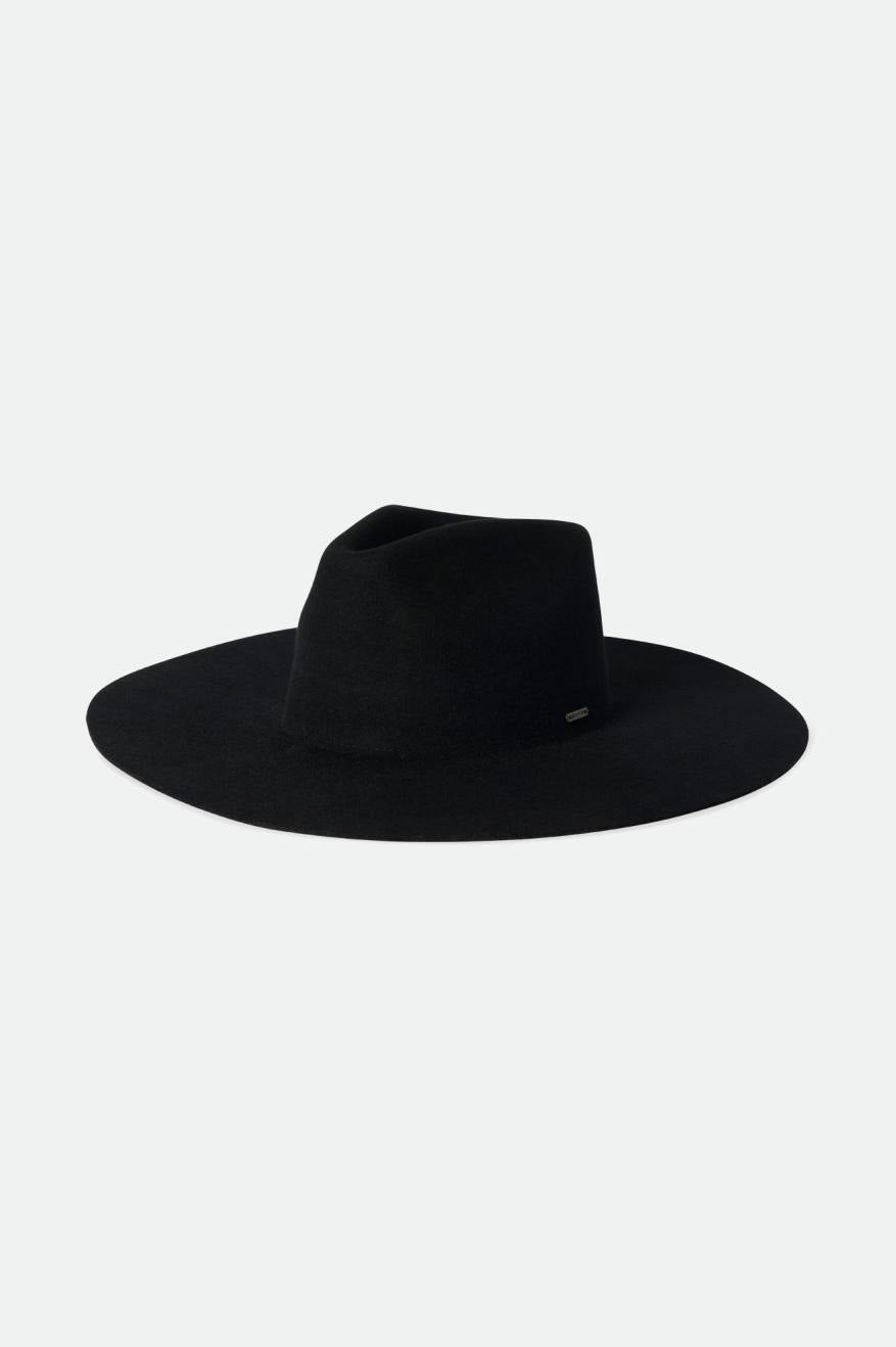 Brixton Primrose Felt Fedora Women\'s Fedoras Black | 097TKMRXQ