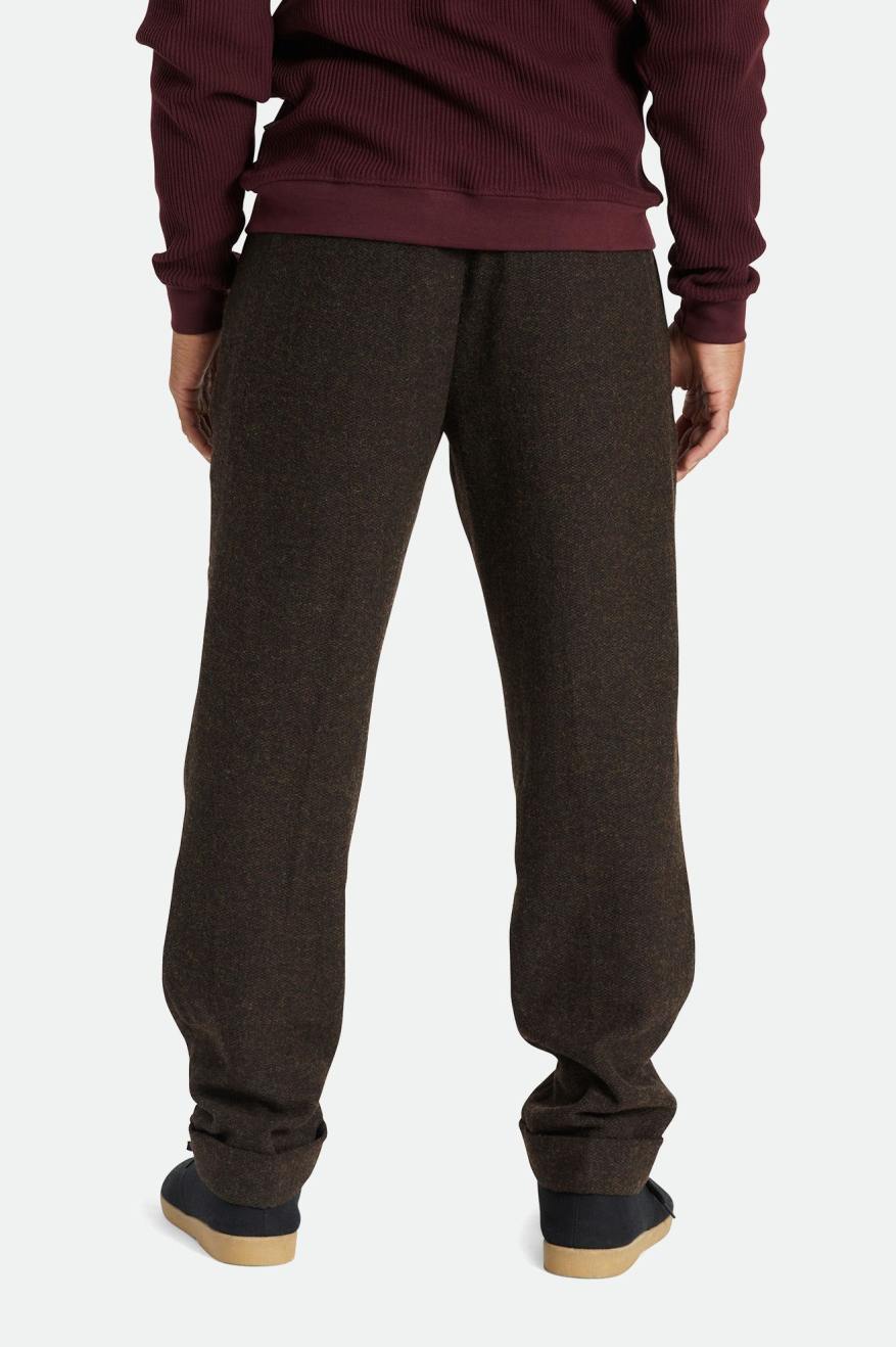 Brixton Regent Reserve Trouser Men's Pants Brown | 635TEHAIQ