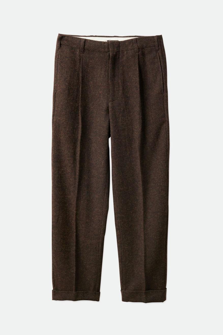 Brixton Regent Reserve Trouser Men's Pants Brown | 635TEHAIQ