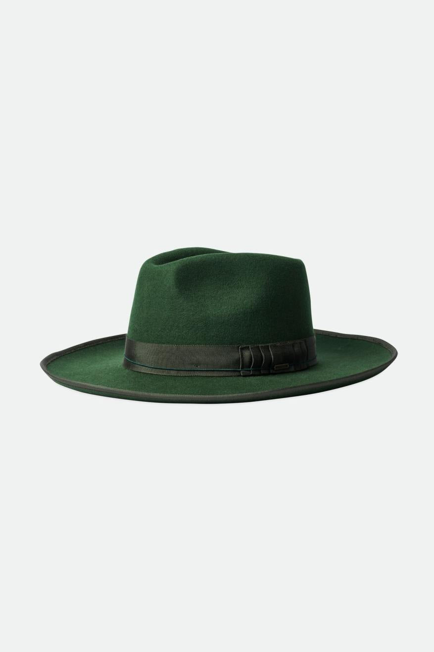 Brixton Reno Fedora Women\'s Fedoras Green | 608VSHKNX