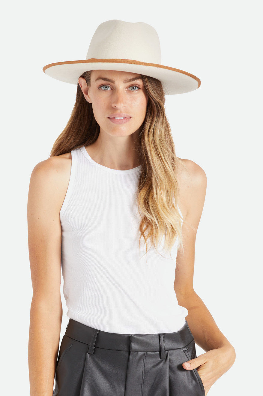 Brixton Reno Fedora Women's Fedoras White | 365CRWVJY