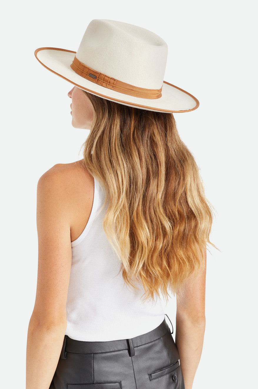 Brixton Reno Fedora Women's Fedoras White | 365CRWVJY