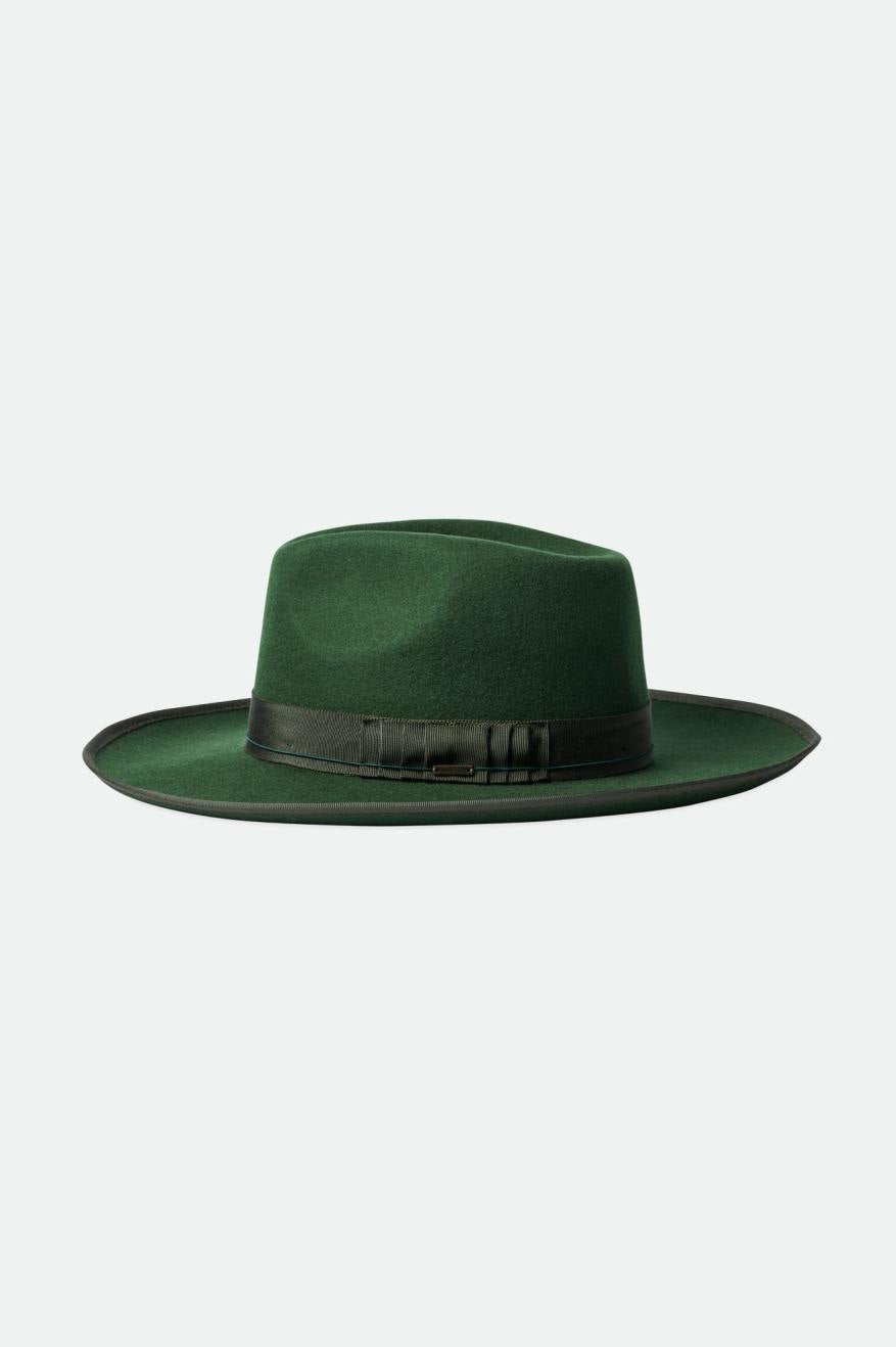 Brixton Reno Men's Fedoras Green | 176SXMKZC