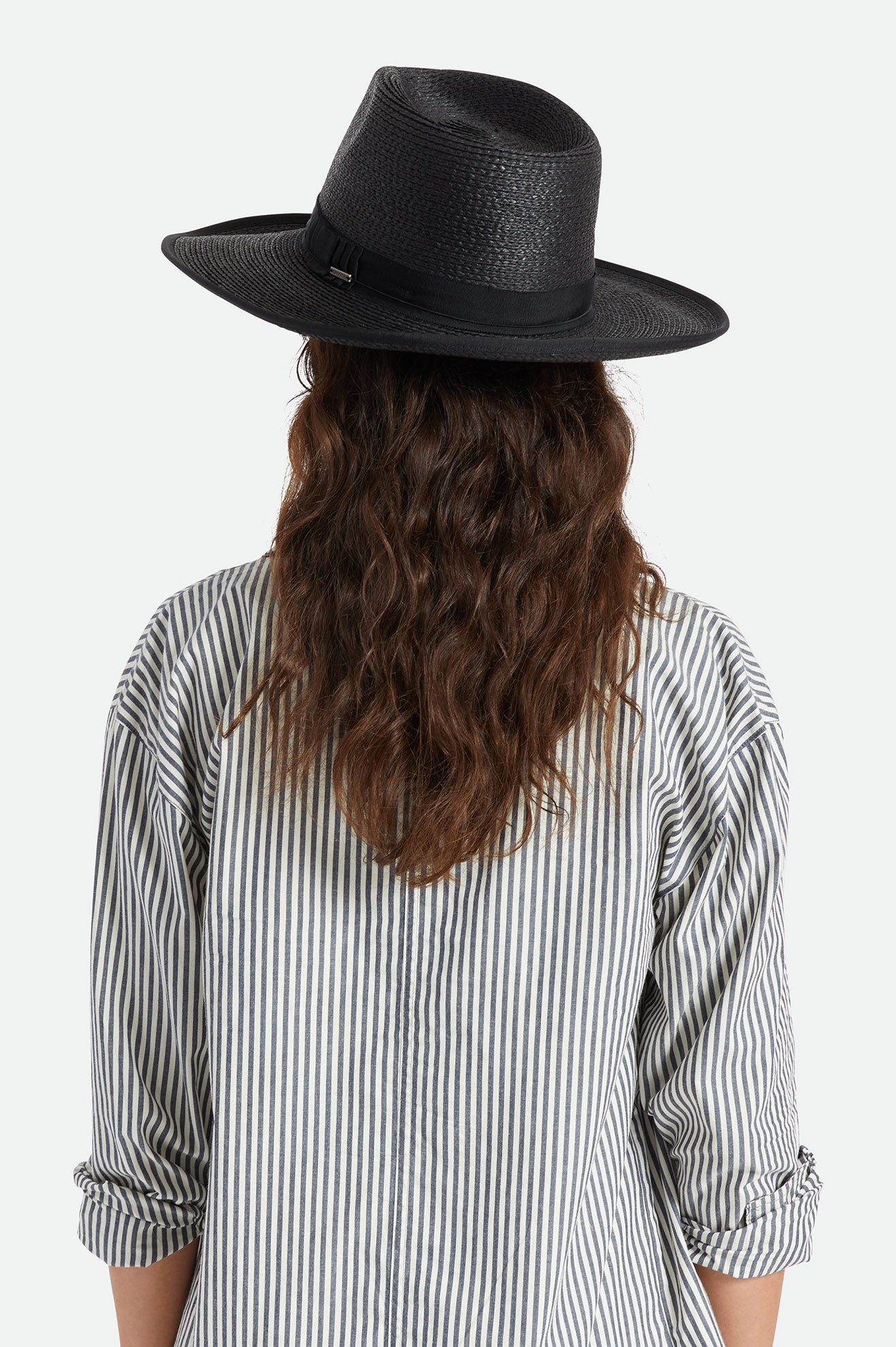 Brixton Reno Straw Hat Women's Hats Black | 678JMZOID