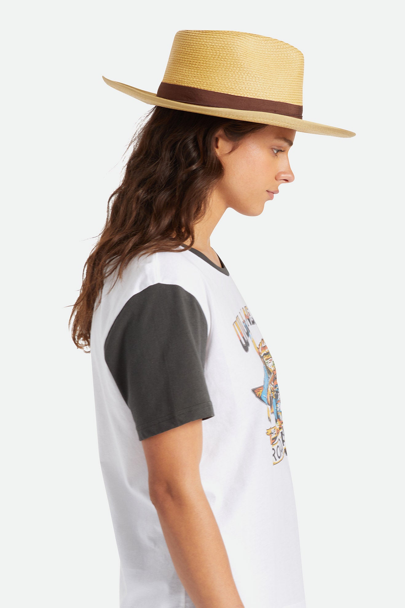 Brixton Reno Straw Hat Women's Hats Brown | 623CYJXEB