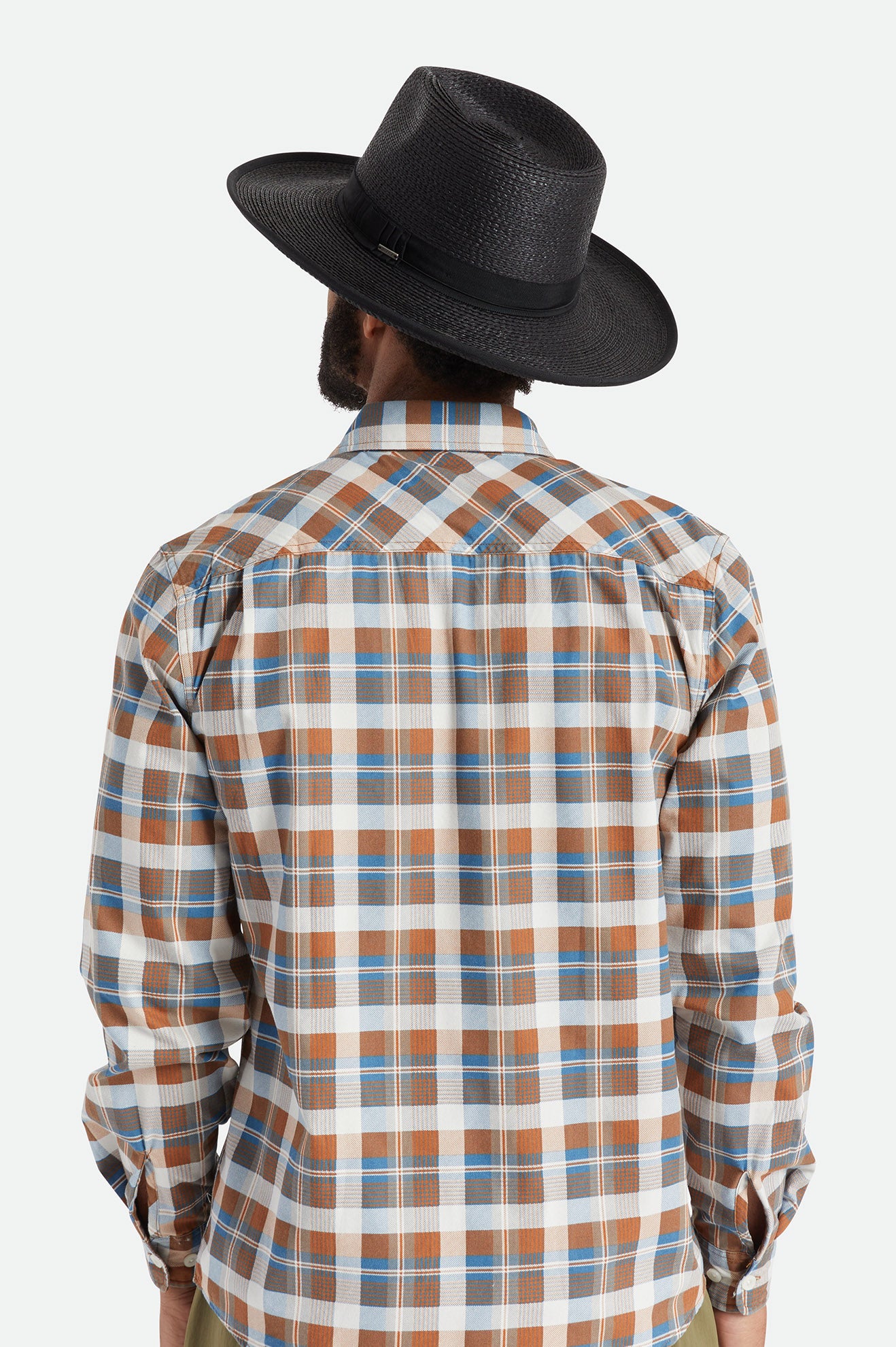 Brixton Reno Straw Men's Hats Black | 018WVBGLY