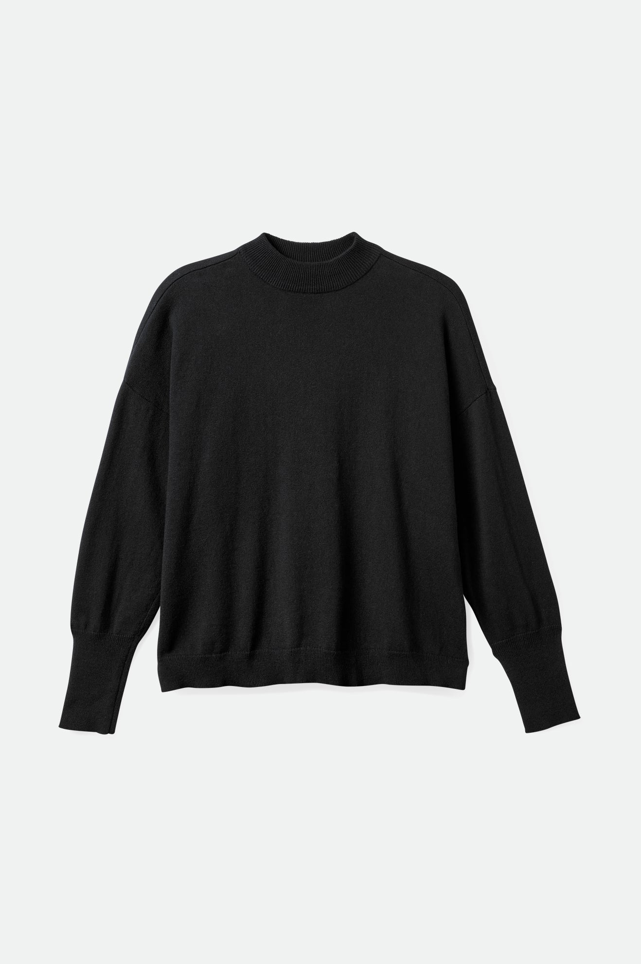 Brixton Reserve Oversized Cashmere Sweater Women's Tops Black | 289ABLYDJ