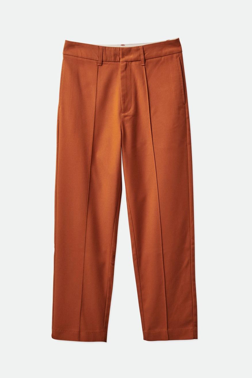 Brixton Retro Trouser Women's Bottoms Orange | 563AGHMDT