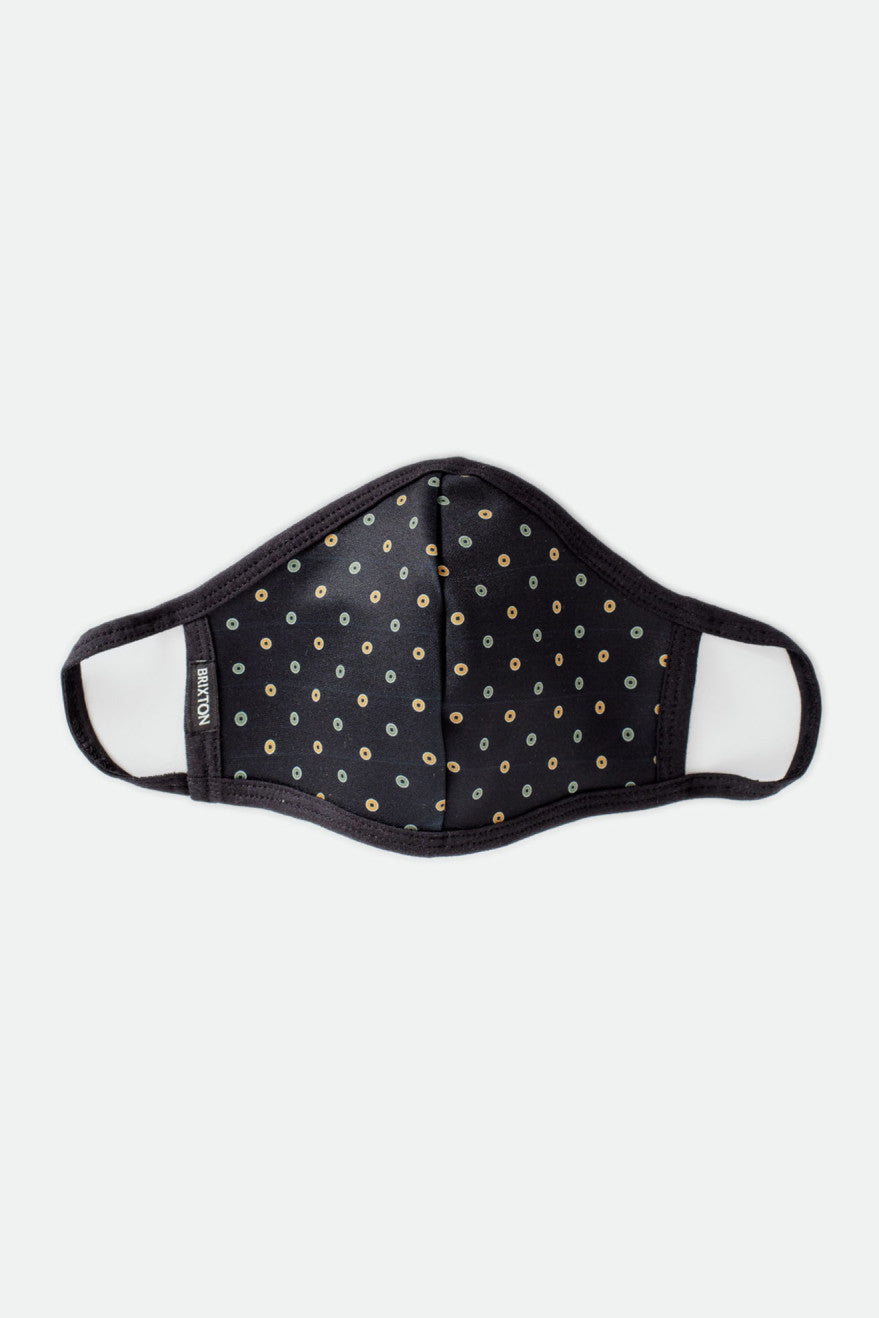 Brixton Reversible Unisex Face Masks Black | 596UDKWNA