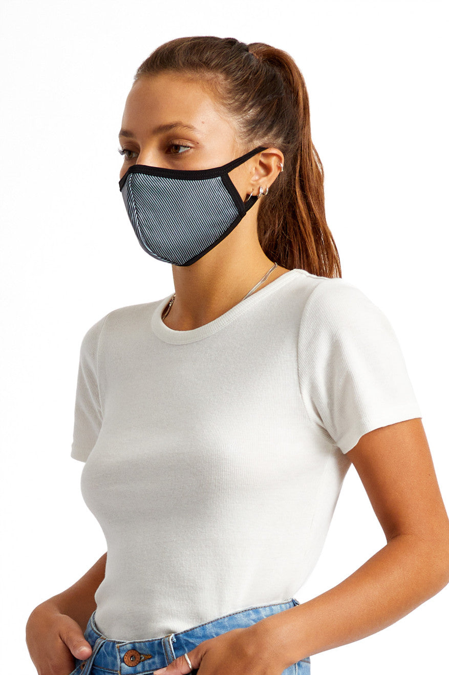 Brixton Reversible Unisex Face Masks Black | 795WRMIHS