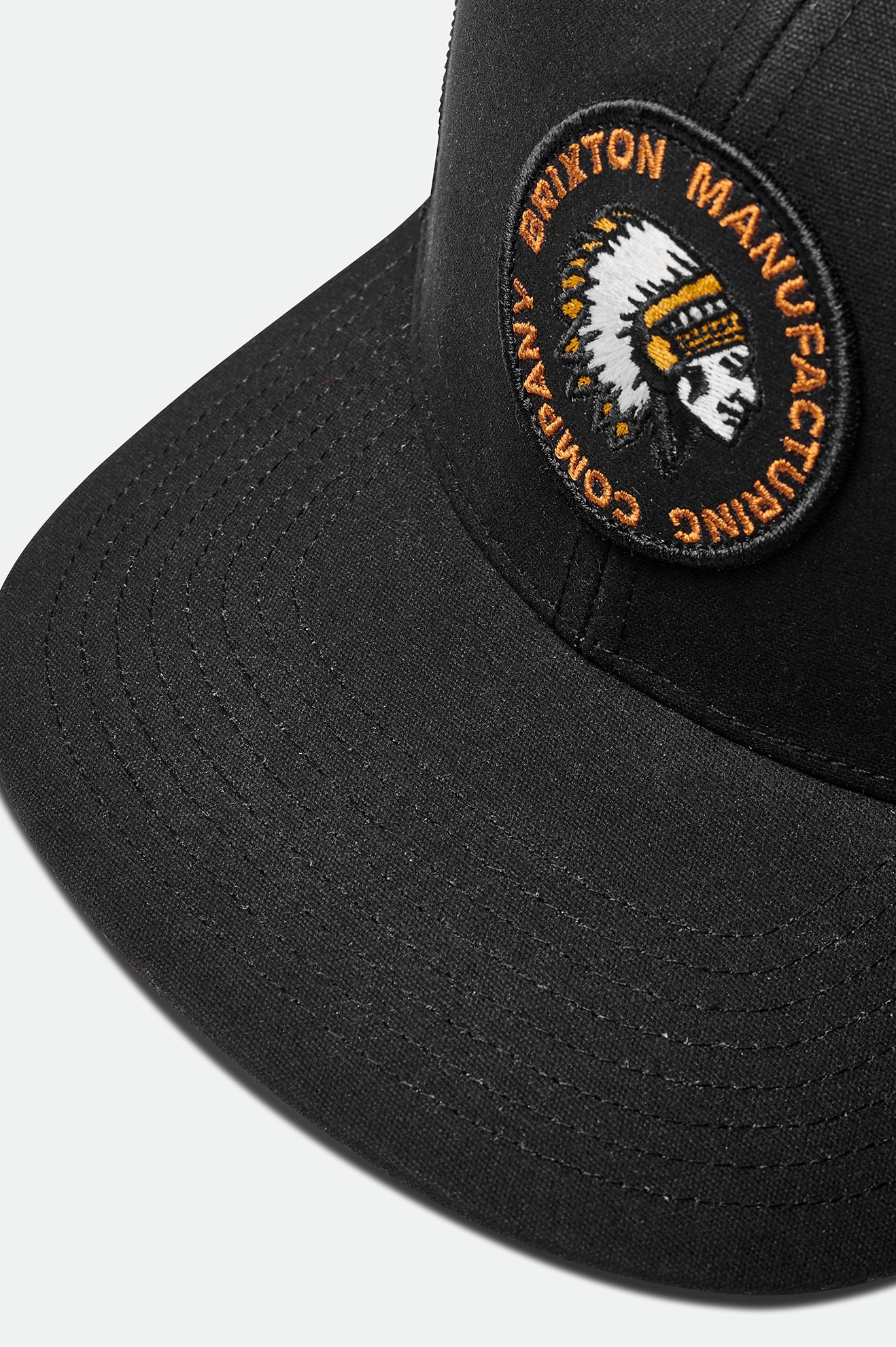 Brixton Rival Stamp NetPlus MP Trucker Hat Men's Caps Black | 394JVTQEA