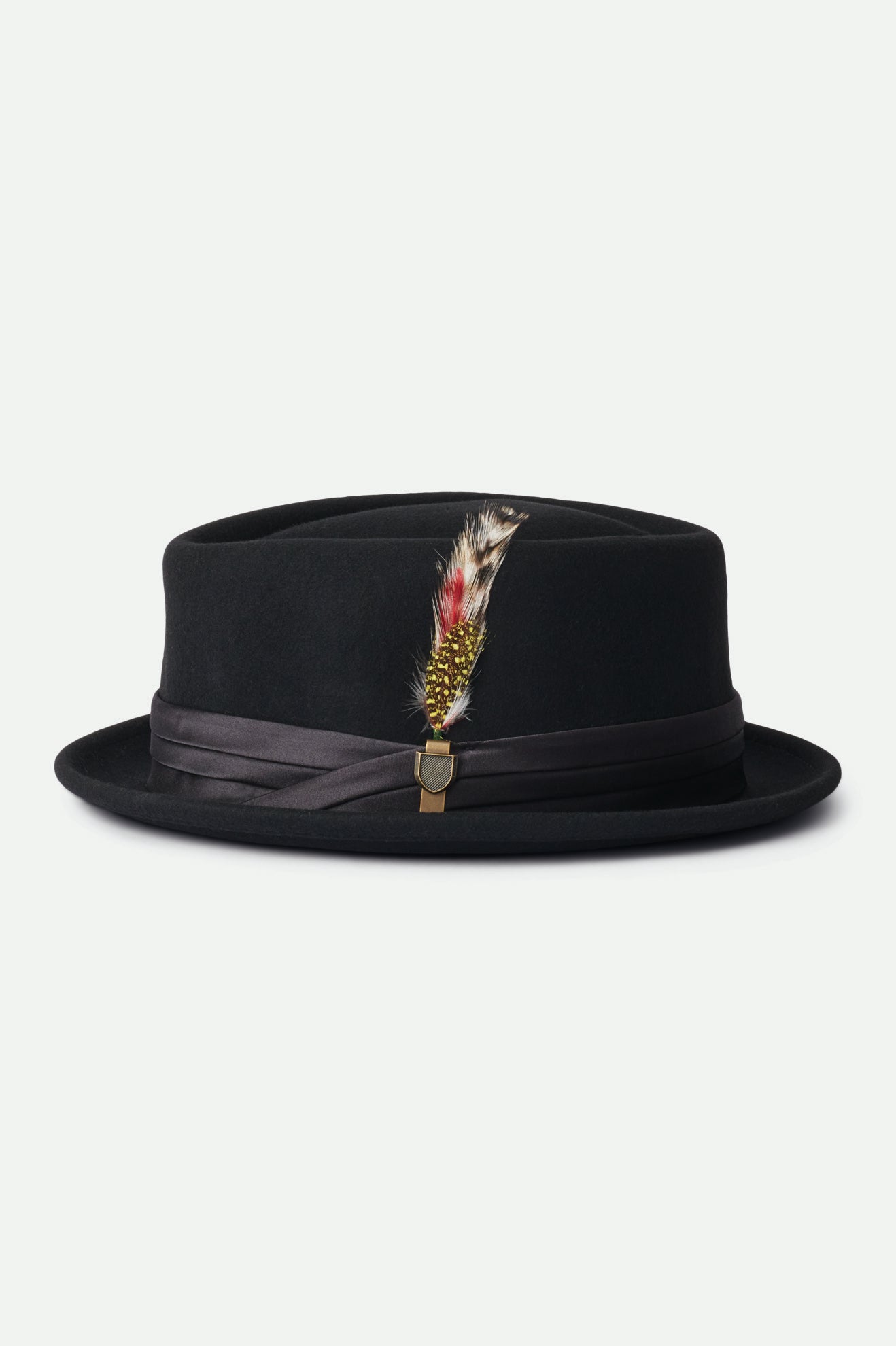 Brixton Stout Pork Pie Women's Hats Black | 730LPEQHY