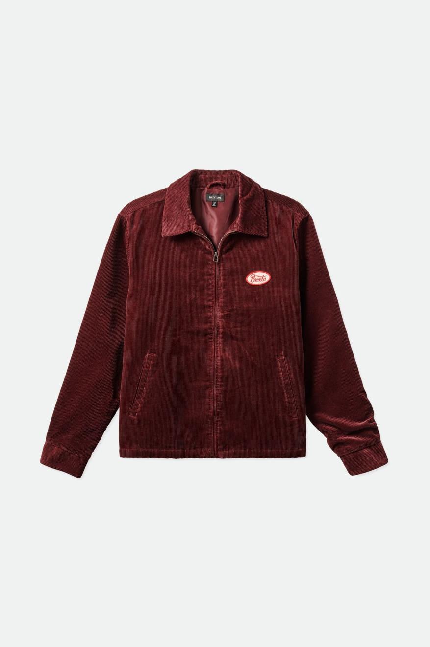 Brixton Utopia Men's Jackets Red | 368OHEBSR