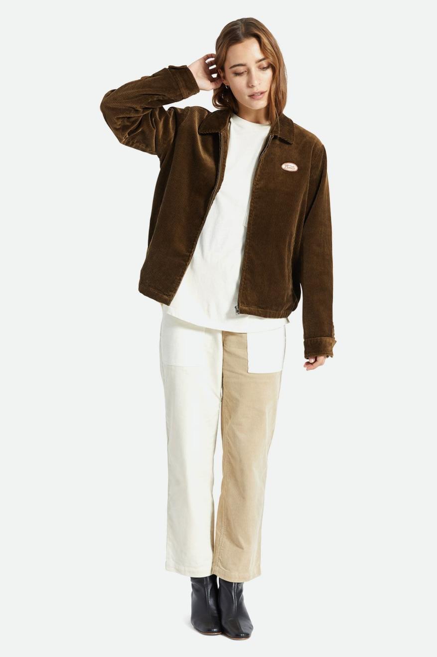 Brixton Utopia Women's Jackets Brown | 962VOJLYA