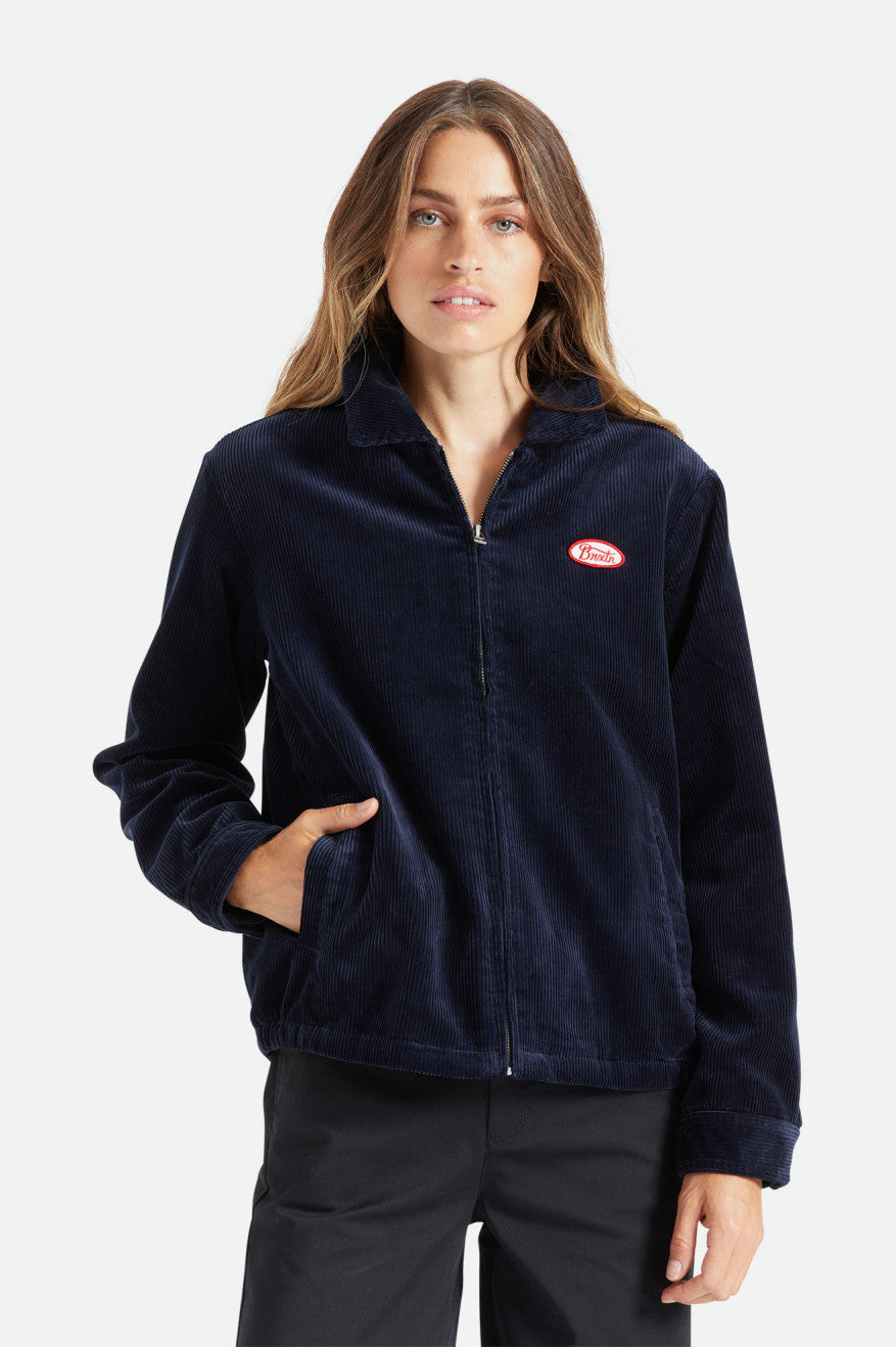 Brixton Utopia Women's Jackets Navy | 213LMREWJ