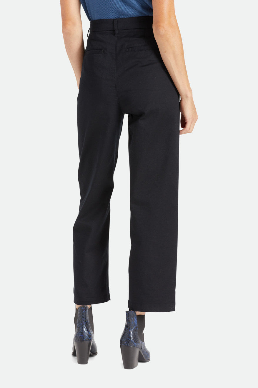 Brixton Victory Trouser Women's Bottoms Black | 845ODNQSY