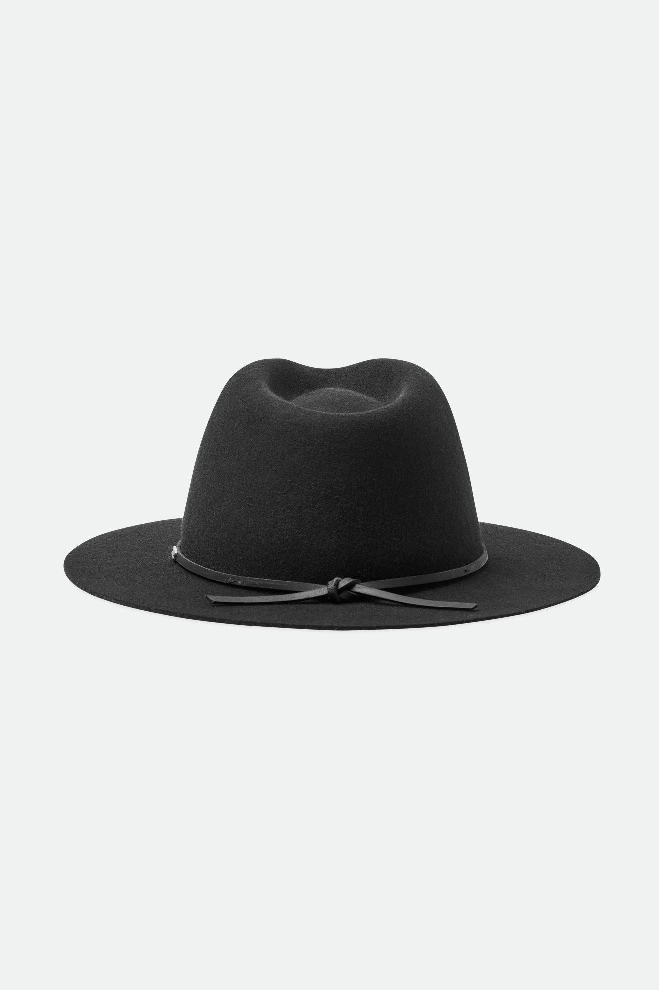 Brixton Wesley Men's Fedoras Black | 682TUJBKO