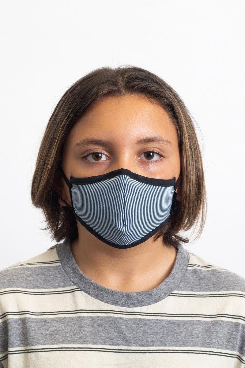 Brixton Youth Antimicrobial Unisex Face Masks Blue | 406XHLNYV