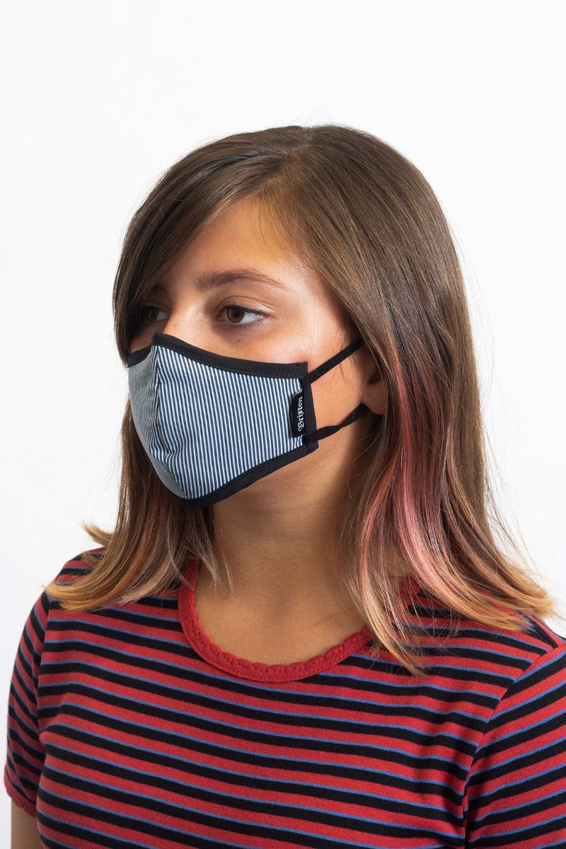 Brixton Youth Antimicrobial Unisex Face Masks Blue | 406XHLNYV