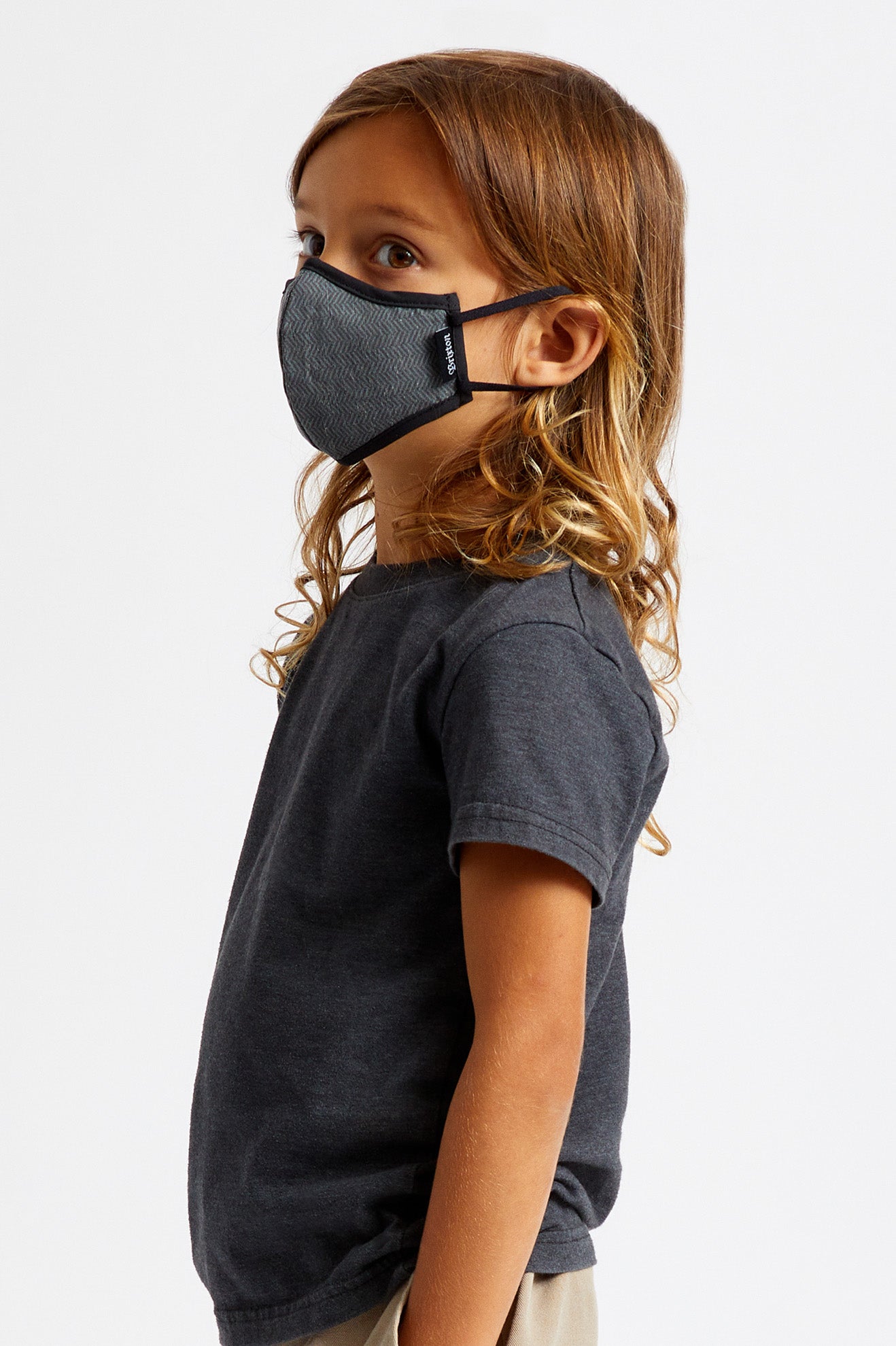 Brixton Youth Antimicrobial Unisex Face Masks Black | 751QCHERT