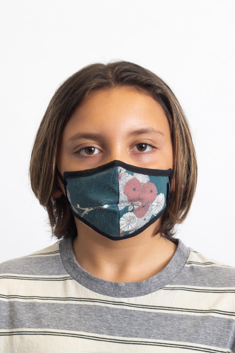 Brixton Youth Antimicrobial Unisex Face Masks Green | 814UOAKQX