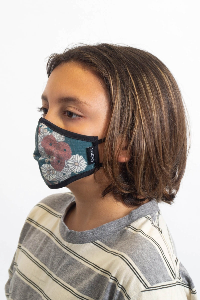 Brixton Youth Antimicrobial Unisex Face Masks Green | 814UOAKQX