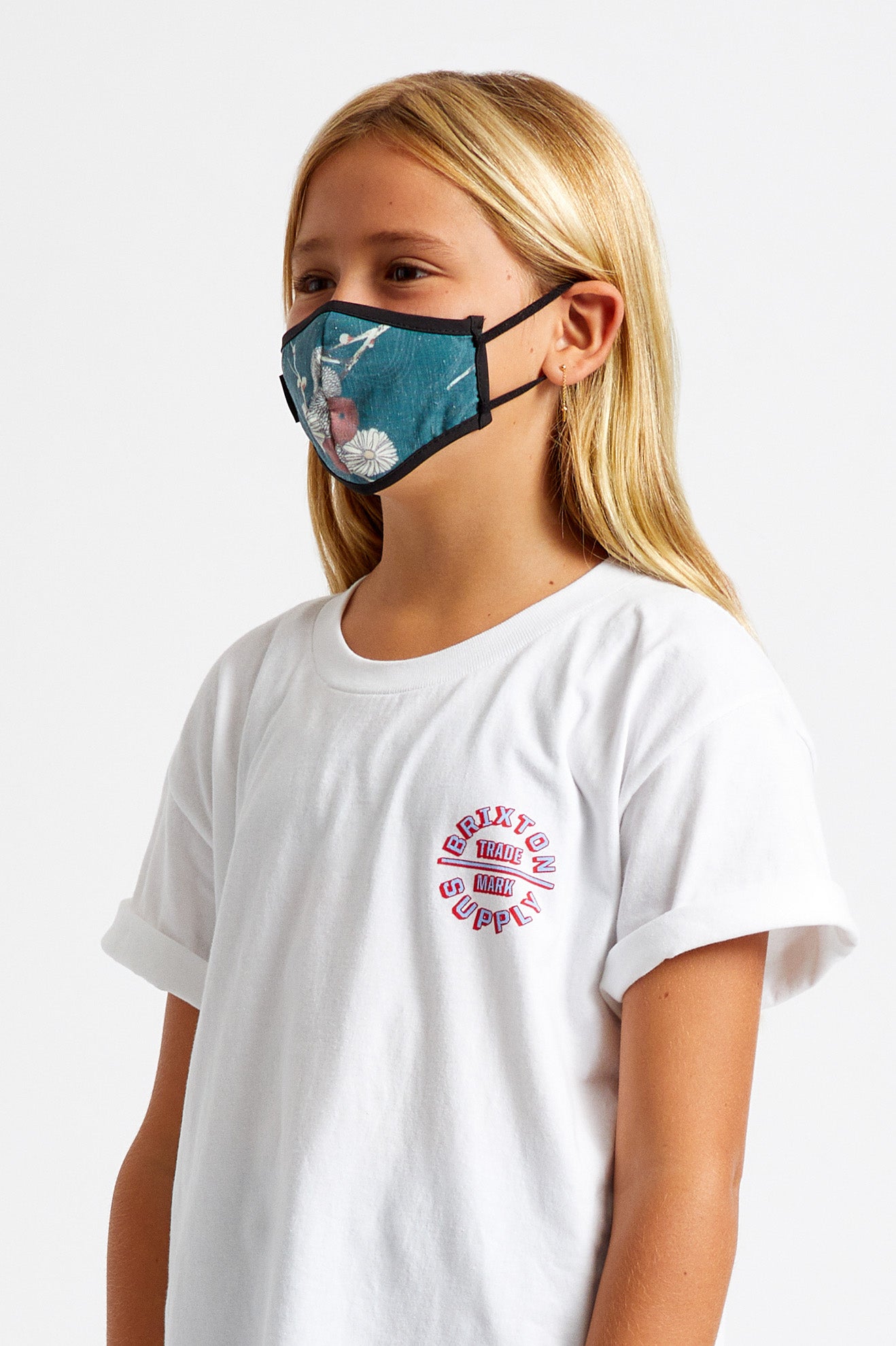 Brixton Youth Antimicrobial Unisex Face Masks Green | 814UOAKQX